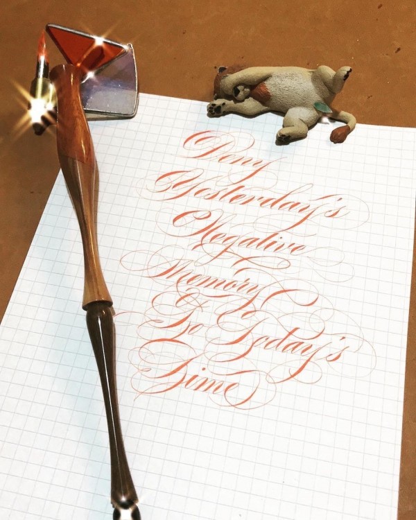 西洋書法初班【銅版雕刻手寫體】