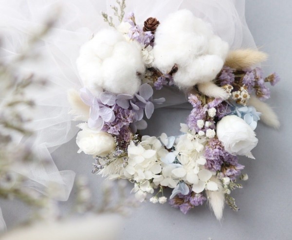 乾花及永生花圈工作坊