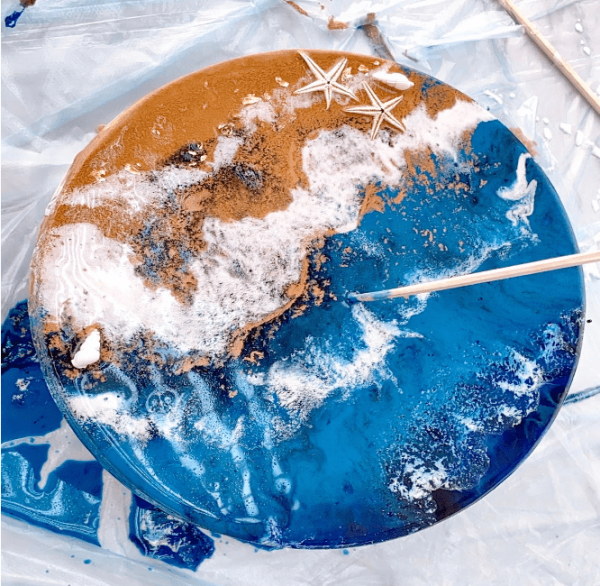 滴膠流體畫工作坊 Resin Art Workshop