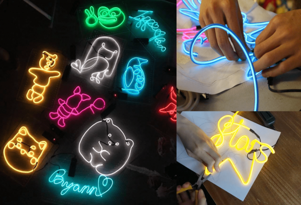 最潮扭扭扭迷你霓虹燈工作坊 (單色輕便款)