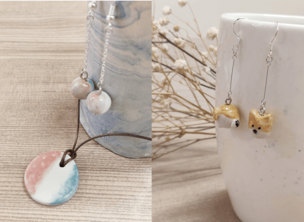 手捏陶瓷課程【陶瓷耳環】