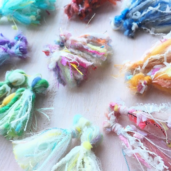 彩線流蘇水晶耳環工作坊