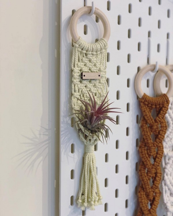 法式編織MACRAME盆栽吊飾