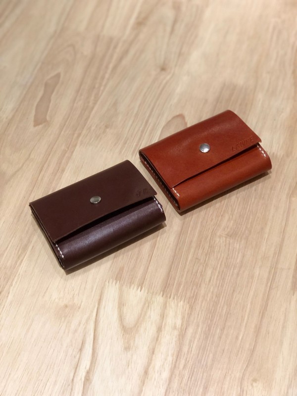 意大利皮革! 手工皮革班 (散紙卡包)