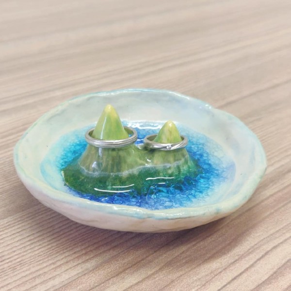 手捏陶瓷課程【陶瓷戒指碟】