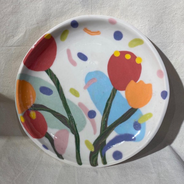 陶瓷體驗班 | 花紋瓷碟