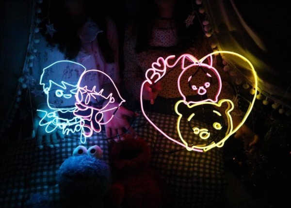 迷你霓虹燈工作坊 (雙色亞加力款)